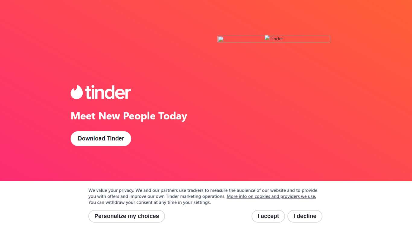 Meet new people today | Tinder